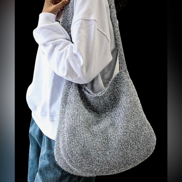 NWT Enbei large sparkly bag. Super cute made from polyester. Seen on Amazon - Picture 2 of 5